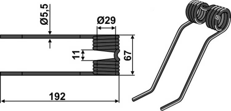 Pick-Up Zinken Ø5,5